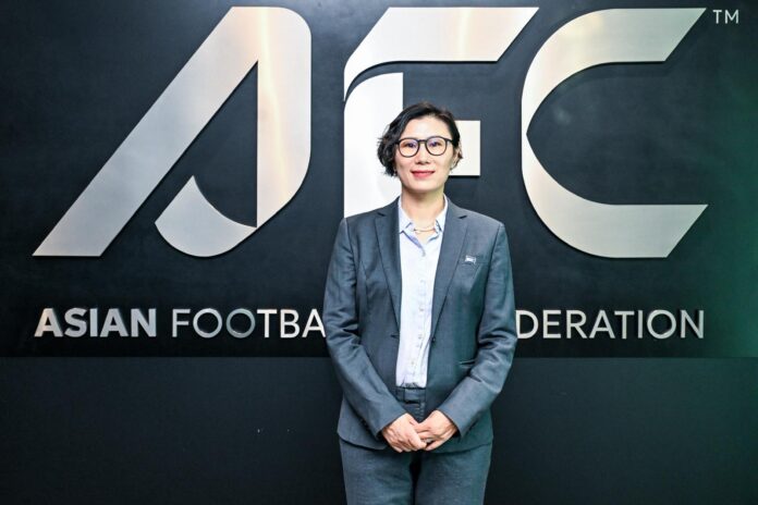 Bai Lili Bai Lili at AFC headquarters discussing women’s football development in Asia