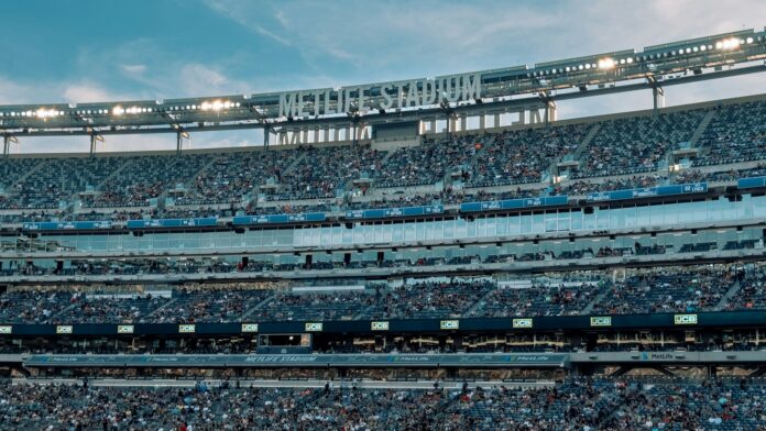 MetLife Stadium in New Jersey ahead of the 2026 FIFA World Cup venue rebranding changes.