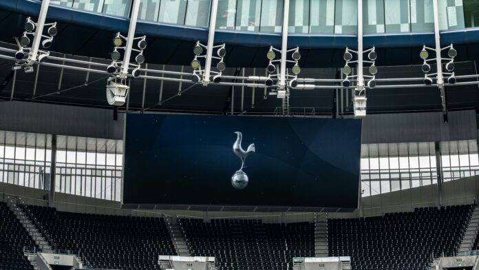 Tottenham Hotspur Stadium interior highlighting the club’s commercial infrastructure and matchday environment