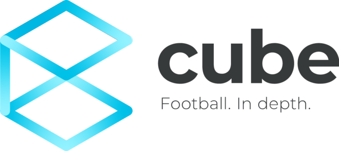 Cube football intelligence platform logo for data-driven scouting, recruitment and player analysis.