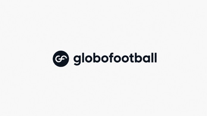 Globofootball logo for a global football network platform connecting clubs, agencies and academies.