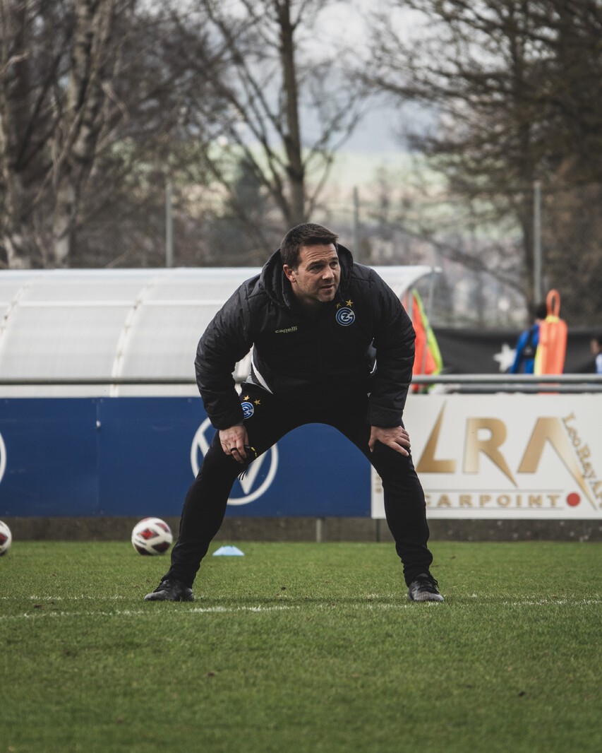 Aurélien Mioch lors d’une séance d’entraînement au Grasshopper Club Zürich