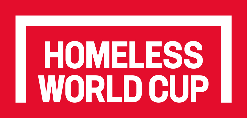 Homeless World Cup logo for a global football movement supporting people experiencing homelessness.