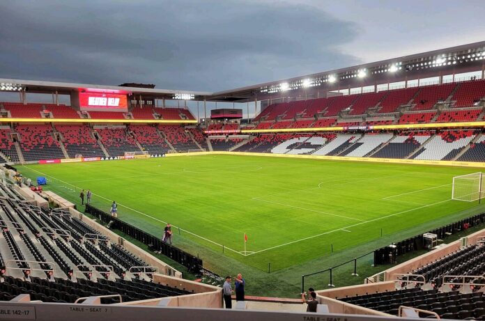 CityPark stadium before an MLS match between St. Louis City SC and FC Cincinnati.